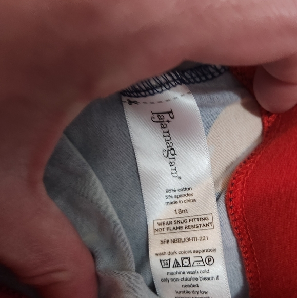 PAJAMAGRAM toddler pjs Holiday Lights NWOT! 18 to 24m - Picture 4 of 4